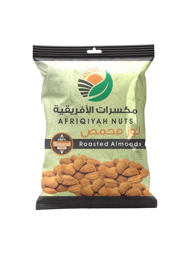 لوز محمص من مكسرات الأفريقية